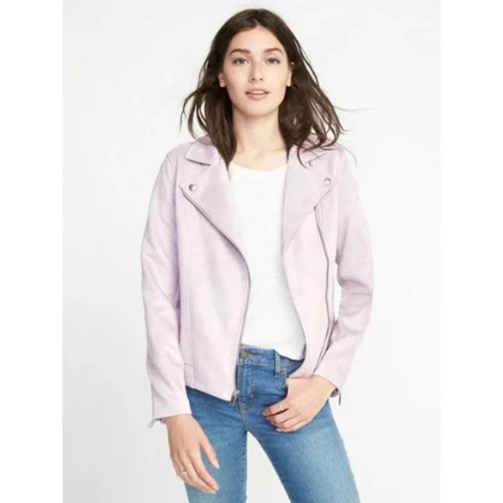 Faux Suede Jacket